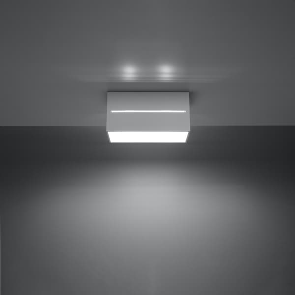 Taklampa LOBO 2 vit White