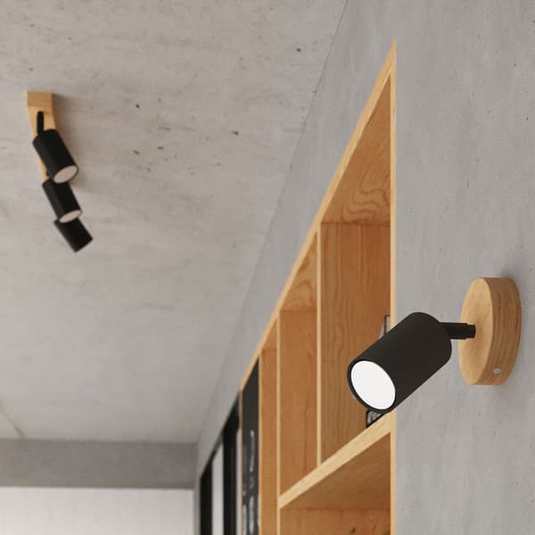 Taklampa VERDO 3L svart Black
