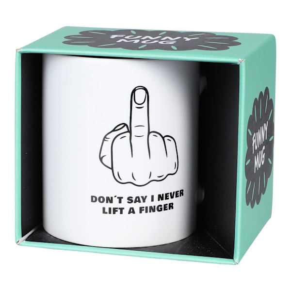 Mugg Dont Say I Never Lift A Finger White