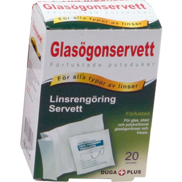 Våtservett Glasögon 120-p glasögonservetter multifärg