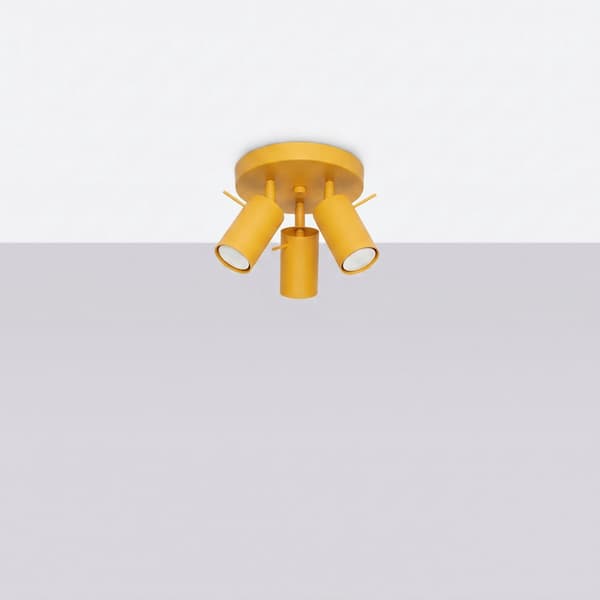 Taklampa RING 3P gul Yellow