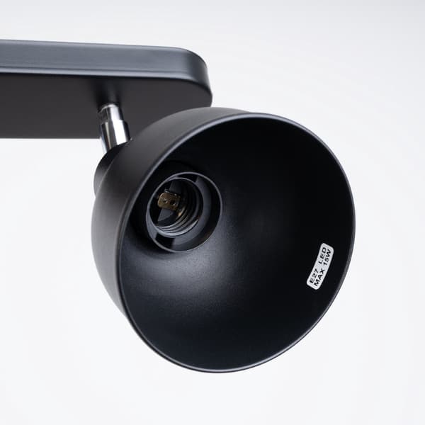 Taklampa ELBA 2 svart Black