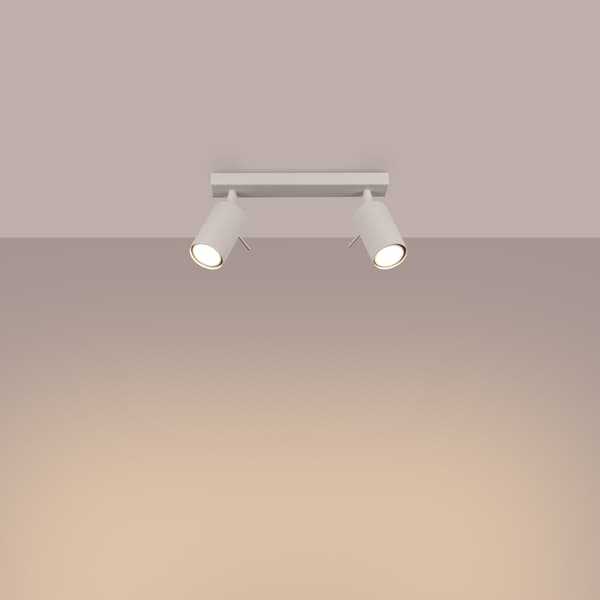 Taklampa RING 2 beige Beige