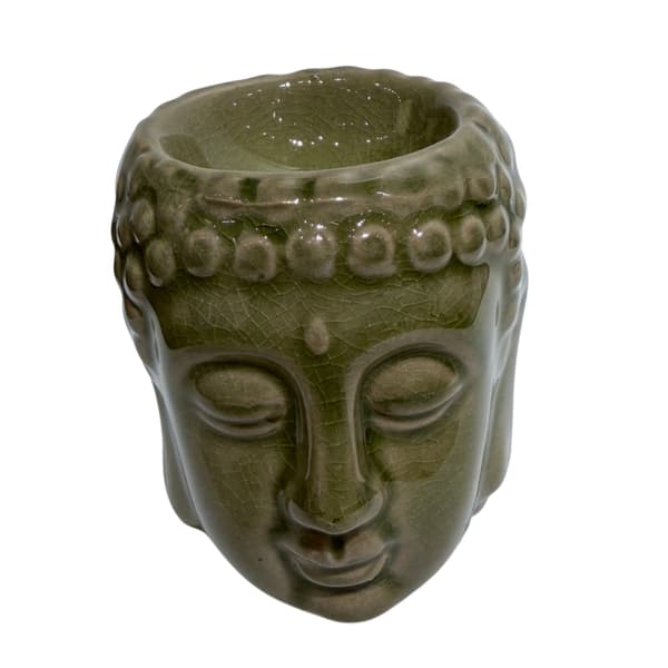 Aromalampa Buddha Grön Keramik 7,5 cm Green