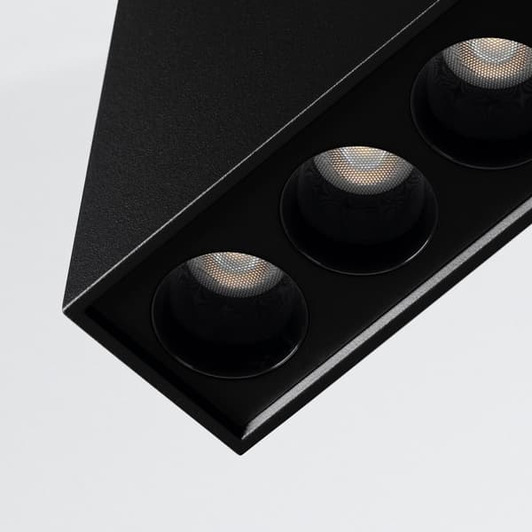 Taklampa SOLE svart LED Black