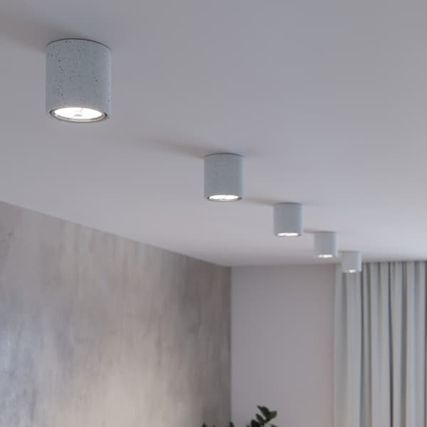 Taklampa CULLO betong Grey