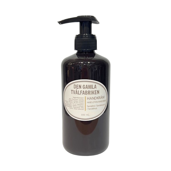 Santelipuun käsivoide pumpulla 300 ml Brown