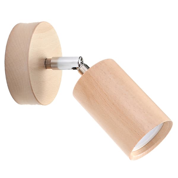 Vägglampa BERG naturträ Brun
