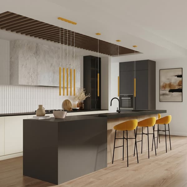 Pendellampa PASTELO 2 gul Yellow