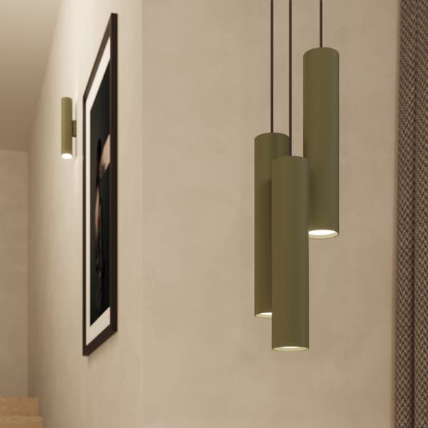 Taklampa LAGOS 3P olivgrön Green