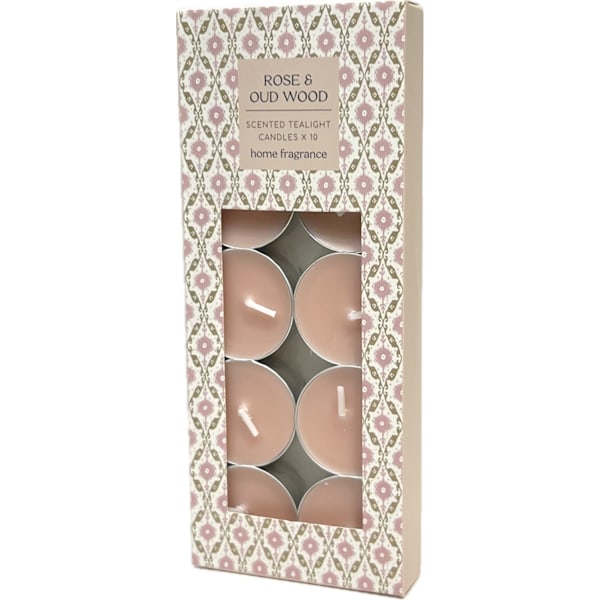 Värmeljus Doftljus Exotic Wood 10-pack Purple Exotic Wood