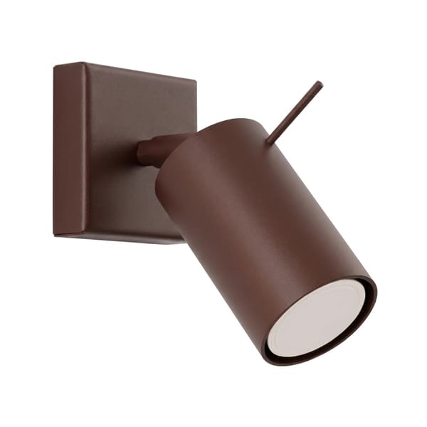 Vägglampa RING brun Brun