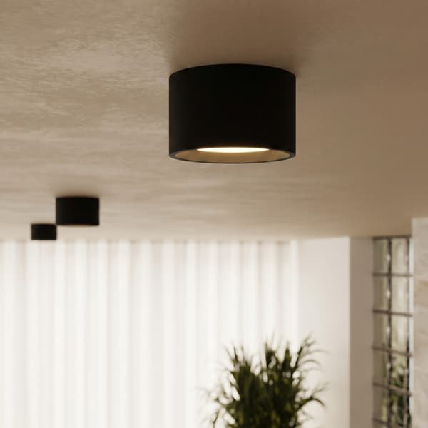 Taklampa MODO 3 svart Gx53 Black