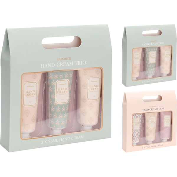Handkräm Set 3x75 ml Rosa Pink