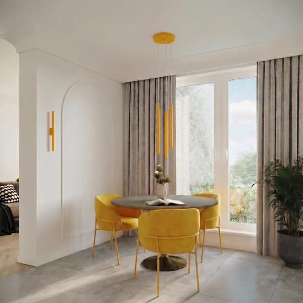 Vägglampa PASTELO 2 gul Yellow