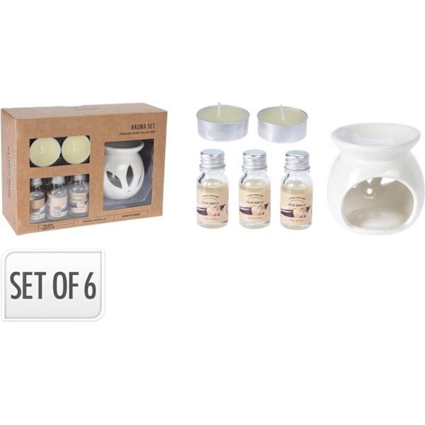 Aromaset Brännare Oljor 6 delar Multicolor