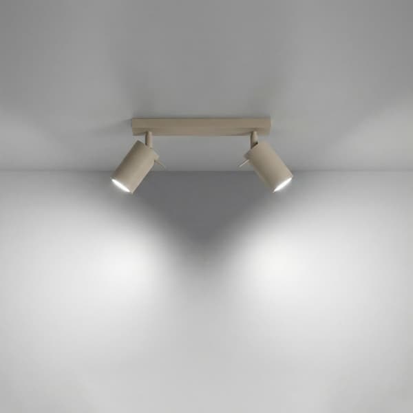 Taklampa RING 2 gråbrun Taupe