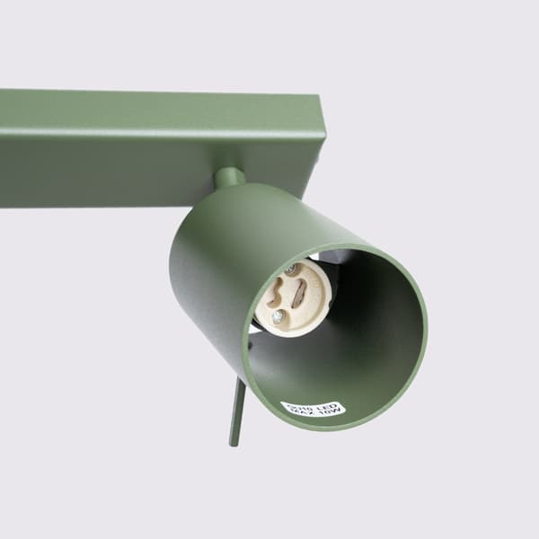 Taklampa RING 6L olivgrön Green