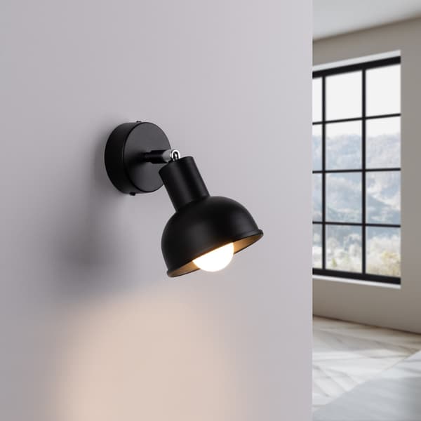 Vägglampa ELBA svart Black