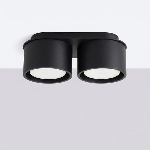 Taklampa MODO 2 svart Gx53 Black