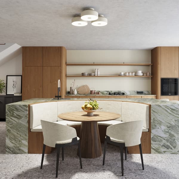 Taklampa OMIQ beige Beige