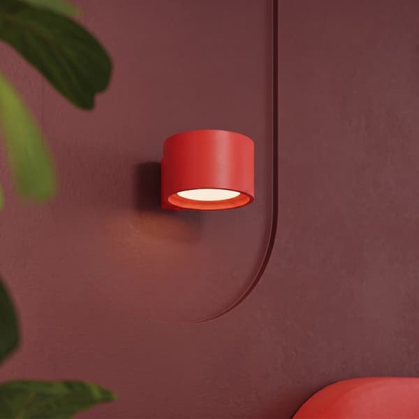 Vägglampa MODO 1 röd Gx53 Red