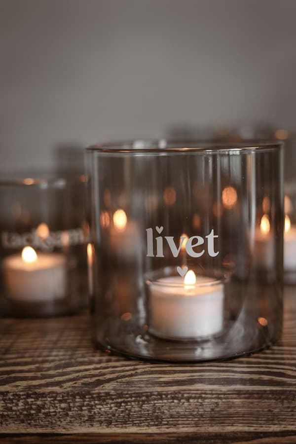 Majas Cottage Lykta Livet 10x10 cm Transparent