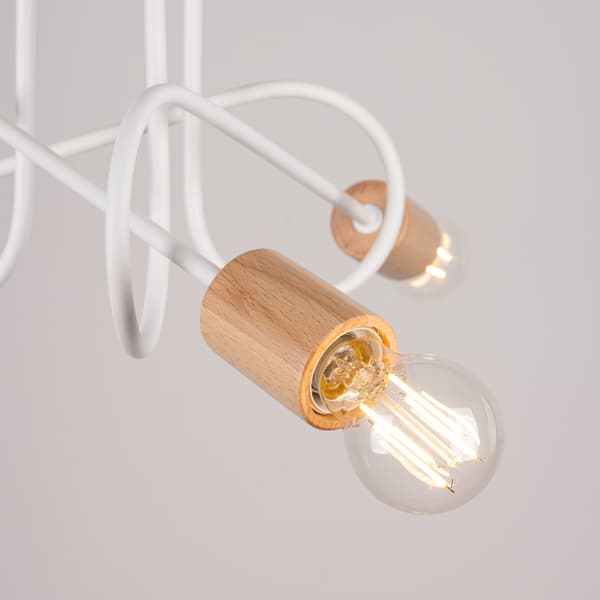 Ljuskrona EMBER 3 vit White