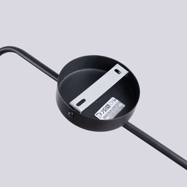 Vägglampa NOX svart Black