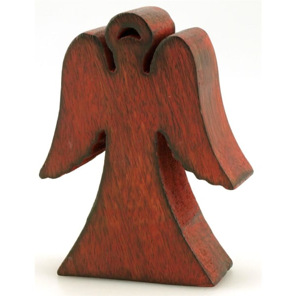 Angel Red Wood 13 cm Red