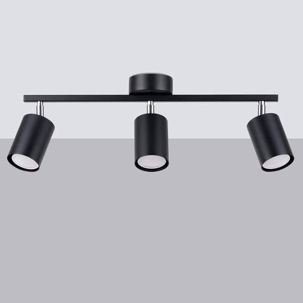 Taklampa LEMMI 3 svart Black