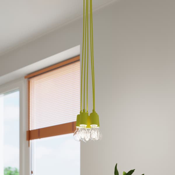 Pendel lampa DIEGO 3 gul Yellow