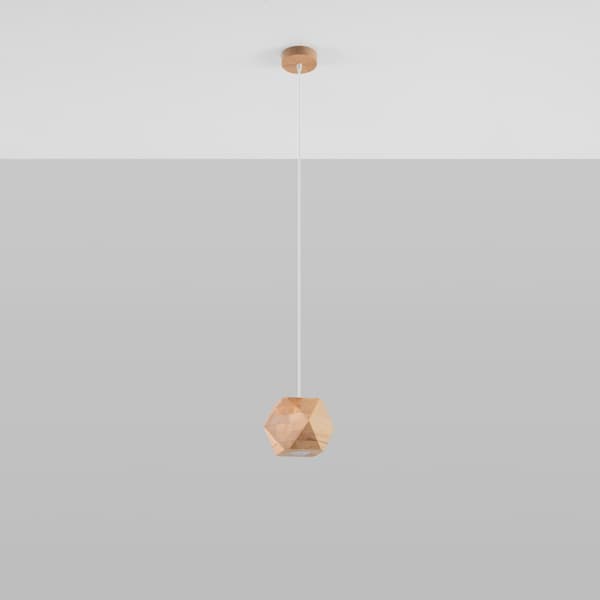 Pendel lampa brownY naturträ Brown