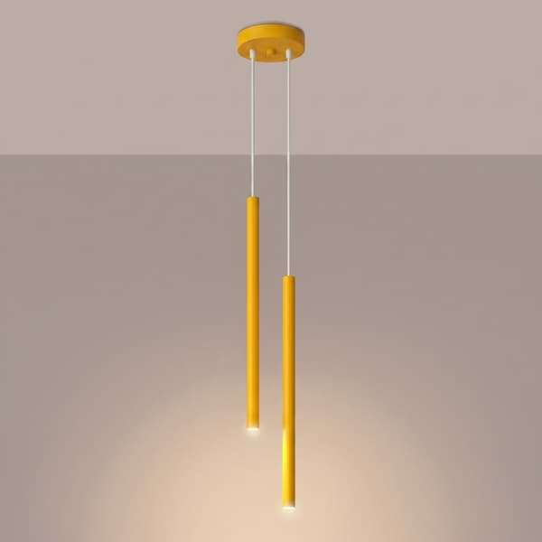 Pendellampa PASTELO 2 gul Yellow