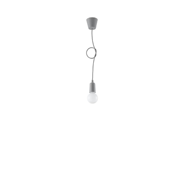 Pendel lampa DIEGO 1 grå Grey