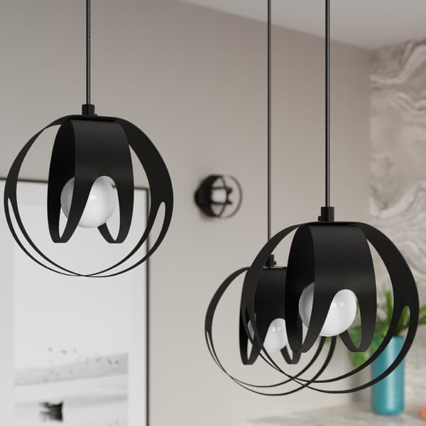 Pendel lampa TULOS 3P svart Black
