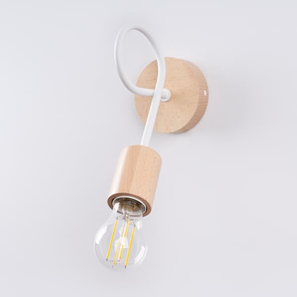 Vägglampa EMBER vit White