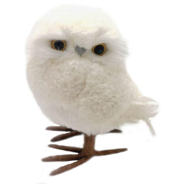 Uggla Vit 15 cm White