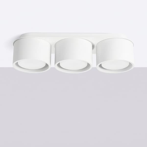 Taklampa MODO 3 vit Gx53 White