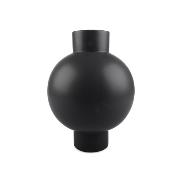 Vas Rund Svart 28,5 cm Multicolor