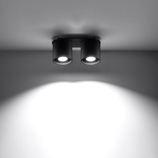 Taklampa ORBIS 2 svart Black