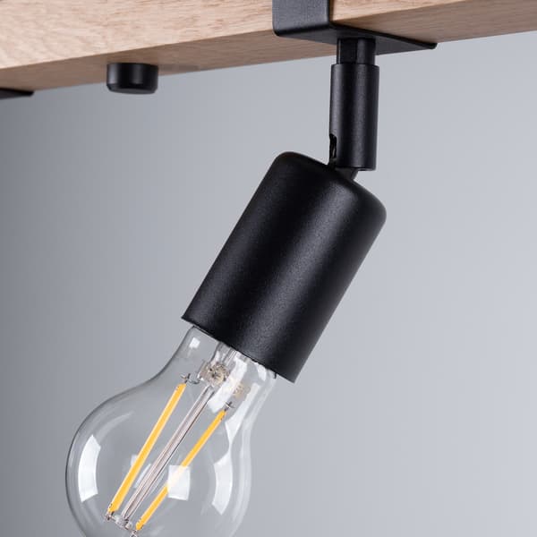 Taklampa ZUCA 4 svart Black