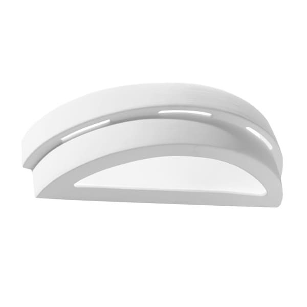 Vägglampa keramisk HELIOS Vit