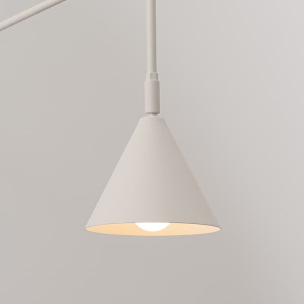 Vägglampa NOX beige Beige