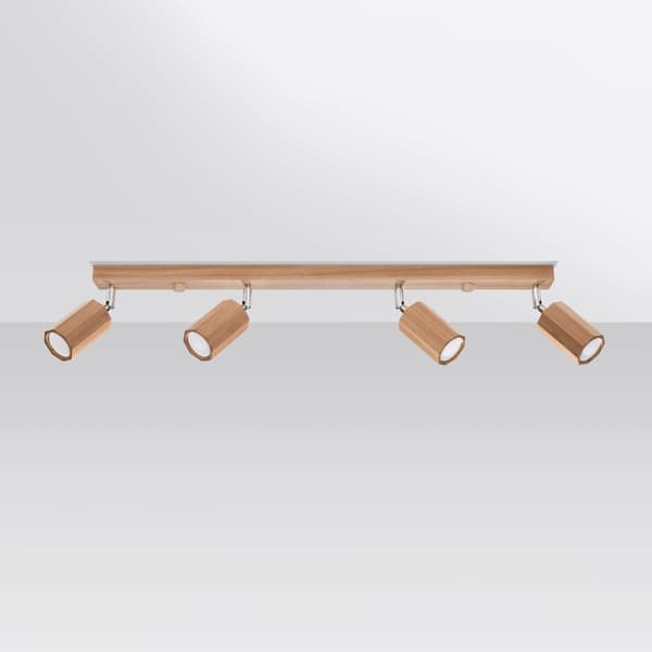 Taklampa ZEKE 4 ek Oak