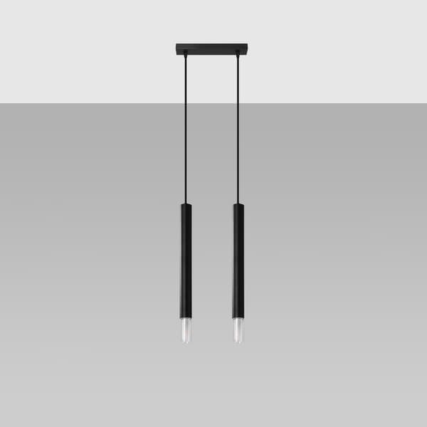 Pendel lampa WEZYR 2 svart Black