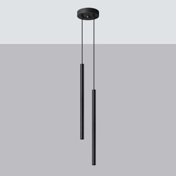 Taklampa PASTELO 2 svart Black