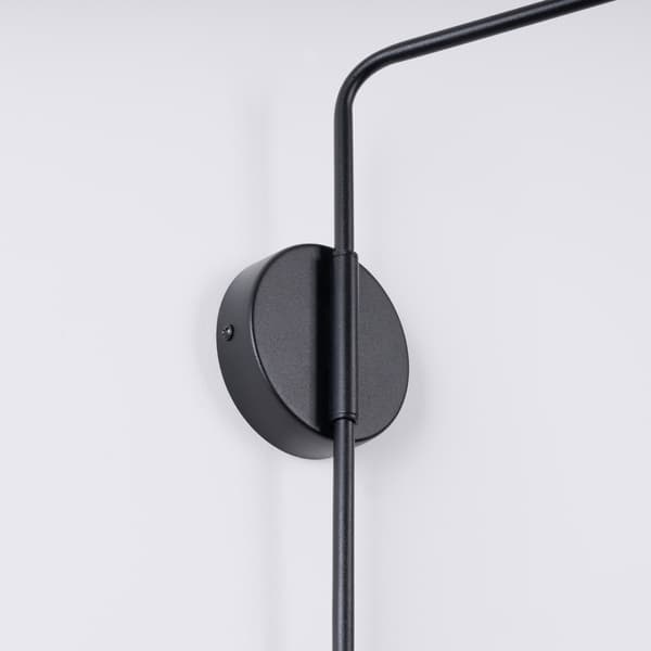 Vägglampa NOX svart Black