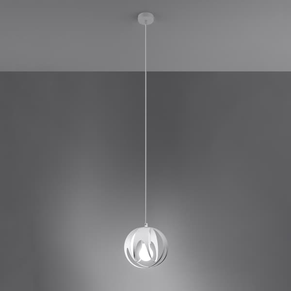 Pendel lampa TULOS 1 vit White