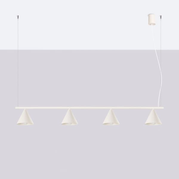 Ljuskrona NOX 4L beige Beige